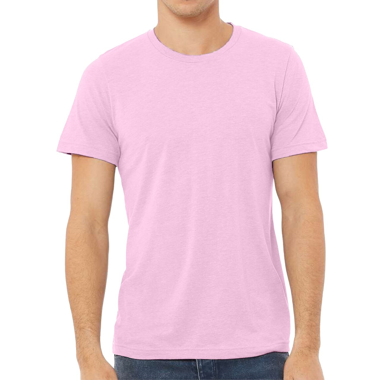 BELLA + CANVAS Adult's Triblend Tee, Crewneck Crafts Friendly Shirt